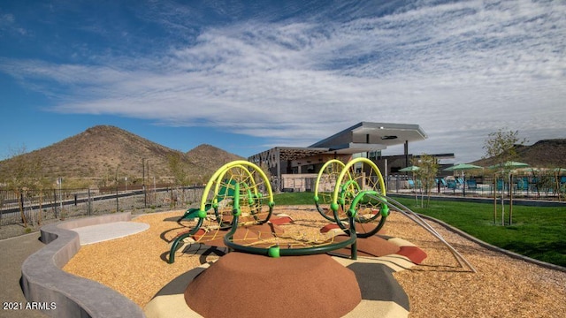 12219 W Caraveo Pl, Peoria, AZ 85383 - community jungle gym with a mountain view