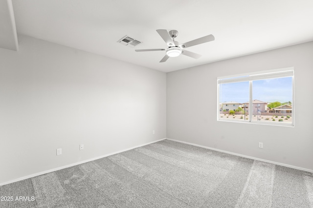 11215 W Heatherbrae Dr, Phoenix, AZ 85037 - carpeted empty room with ceiling fan and baseboards