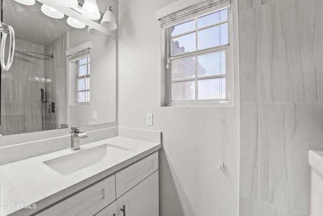 11215 W Heatherbrae Dr, Phoenix, AZ 85037 - full bathroom featuring vanity and a shower