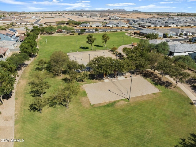 drone / aerial view featuring a residential view