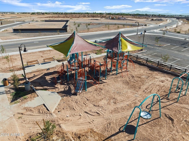 view of communal playground