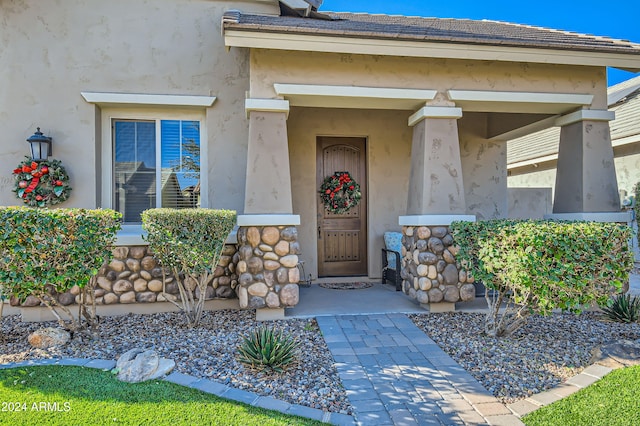 view of entrance to property