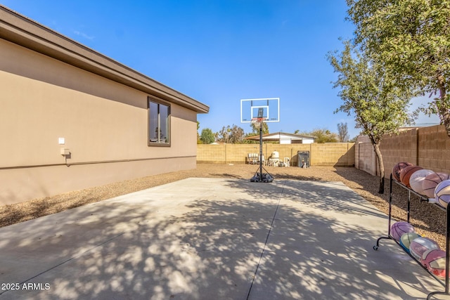 view of patio / terrace with a fenced backyard