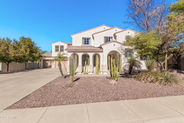 mediterranean / spanish-style house featuring a porch