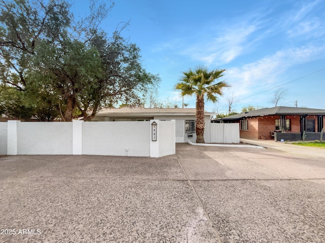 view of ranch-style house