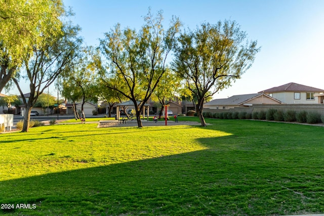 view of yard featuring a gazebo