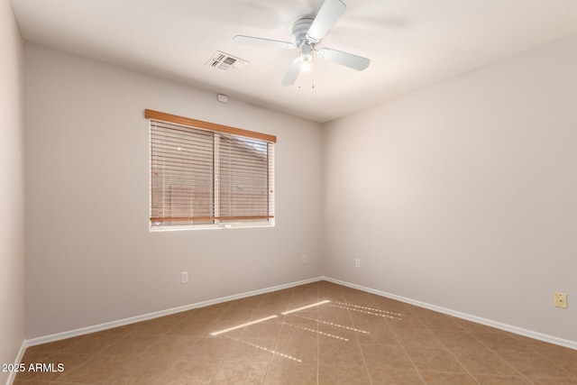 9332 W Mary Ann Dr, Peoria, AZ 85382 - unfurnished room featuring tile patterned flooring, baseboards, and a ceiling fan
