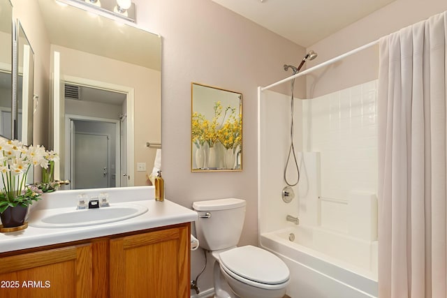 9332 W Mary Ann Dr, Peoria, AZ 85382 - bathroom with shower / bathtub combination with curtain, toilet, and vanity