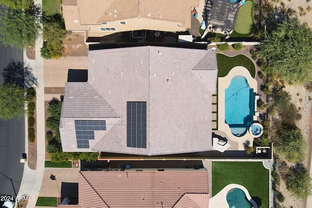 drone / aerial view