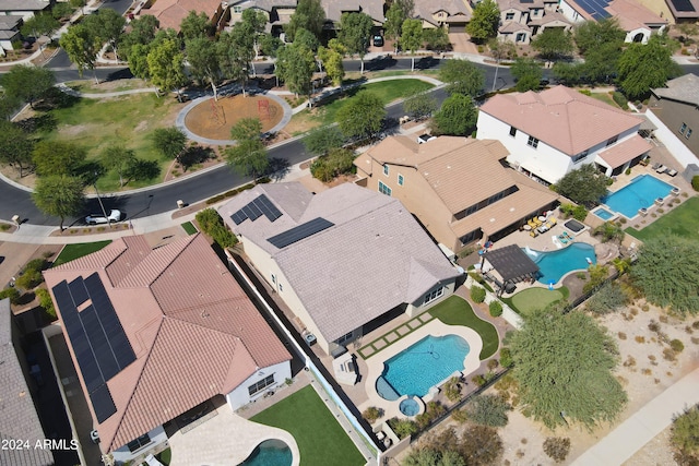 birds eye view of property featuring a residential view