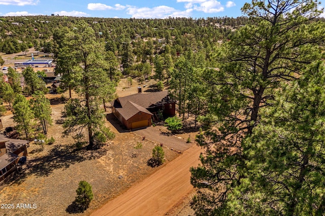 1970 Twin Pines Trl, Overgaard, AZ 85933 - view of subject property featuring a heavily wooded area