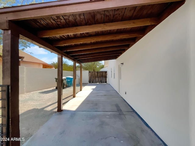 view of patio