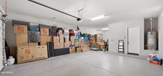 8149 E Jaeger St, Mesa, AZ 85207 - garage with gas water heater and a garage door opener