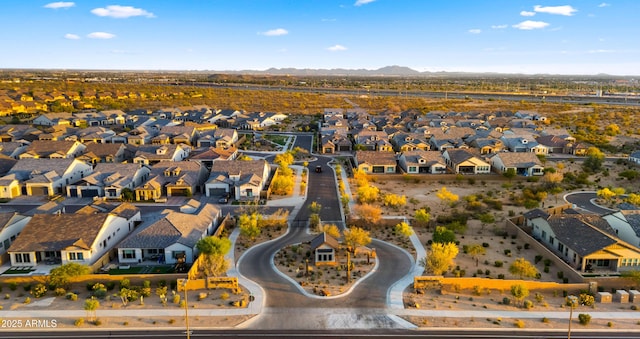 8149 E Jaeger St, Mesa, AZ 85207 - aerial perspective of suburban area with mountains