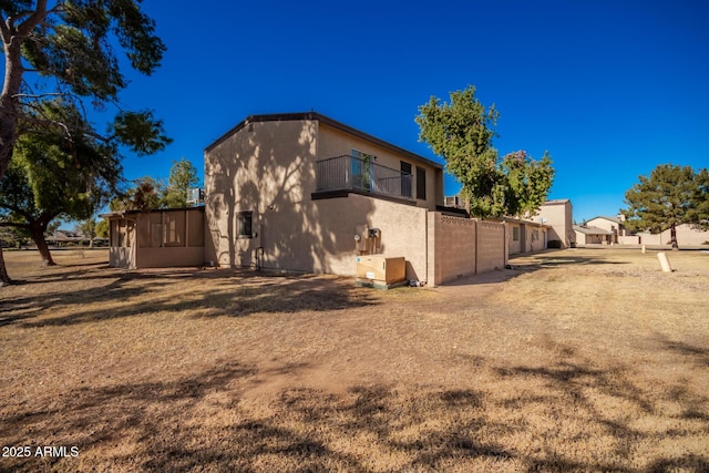 view of side of property