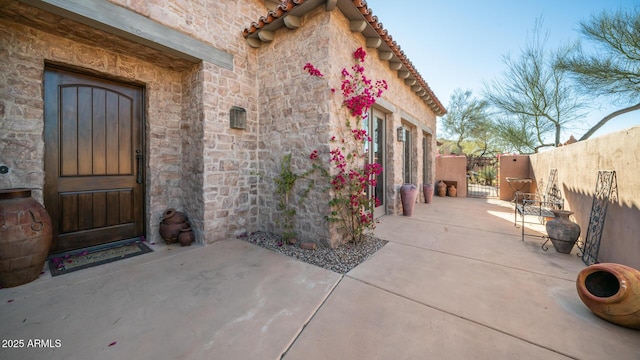 view of entrance to property