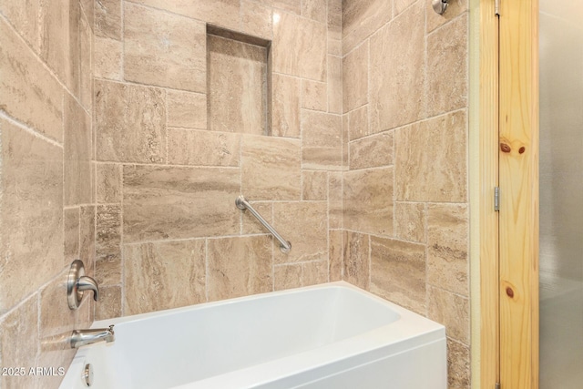 bathroom with shower / bathing tub combination