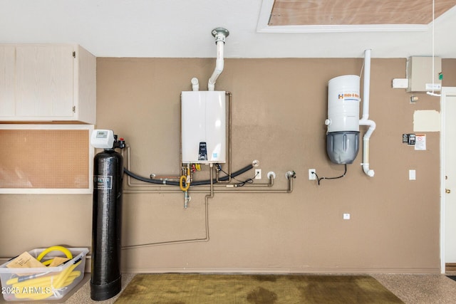 utilities with tankless water heater