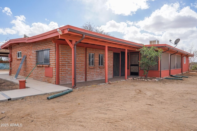view of rear view of property