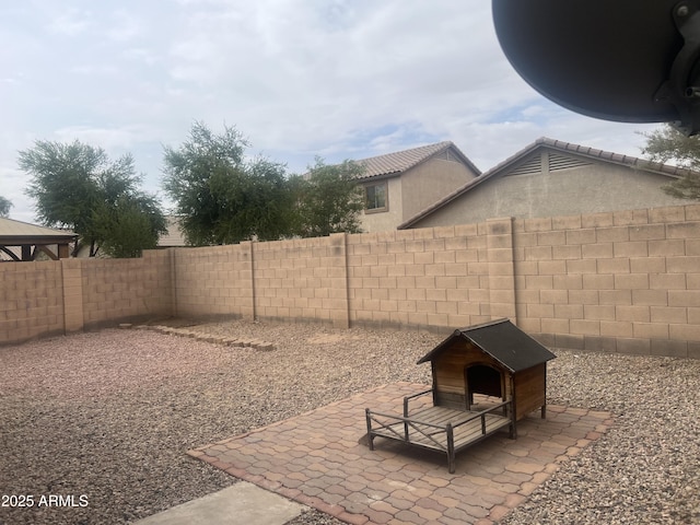 view of patio / terrace featuring a fenced backyard