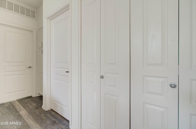 closet featuring visible vents