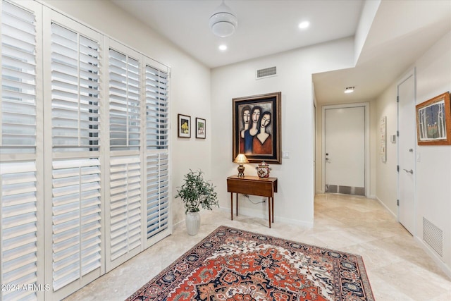 view of entrance foyer