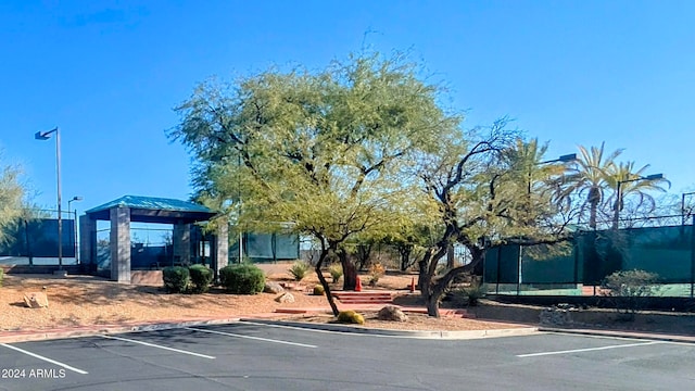 view of vehicle parking