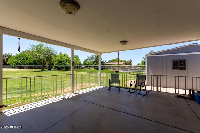 view of patio
