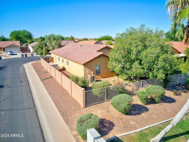 view of side of property