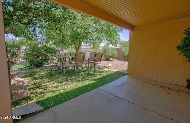 view of patio