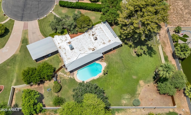 1298 E Buffalo St, Chandler, AZ 85225 - drone / aerial view of a pool area