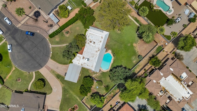 1298 E Buffalo St, Chandler, AZ 85225 - aerial overview of property's location with a pool area