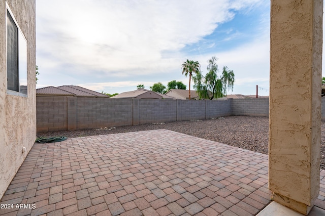 view of patio / terrace featuring a fenced backyard