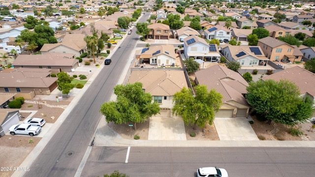 drone / aerial view featuring a residential view