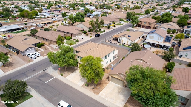 drone / aerial view featuring a residential view