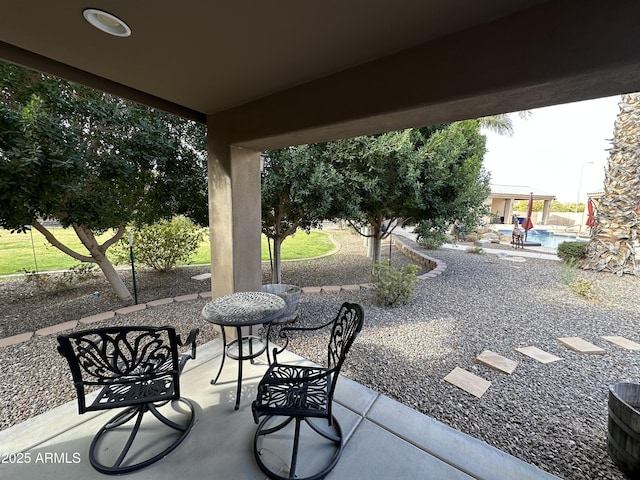 view of patio