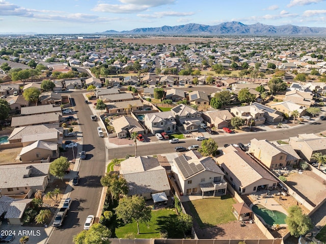 15912 W Central St, Surprise, AZ 85374 - aerial perspective of suburban area featuring a mountain backdrop