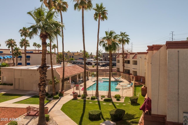 12123 W Bell Rd Unit 211, Surprise, AZ 85378 - community pool featuring a residential view
