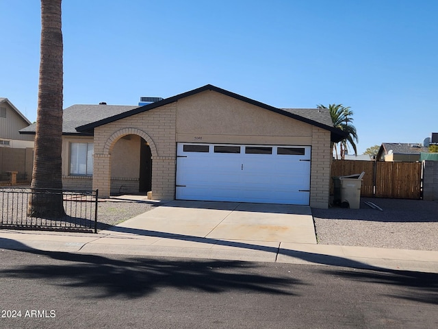 view of ranch-style home