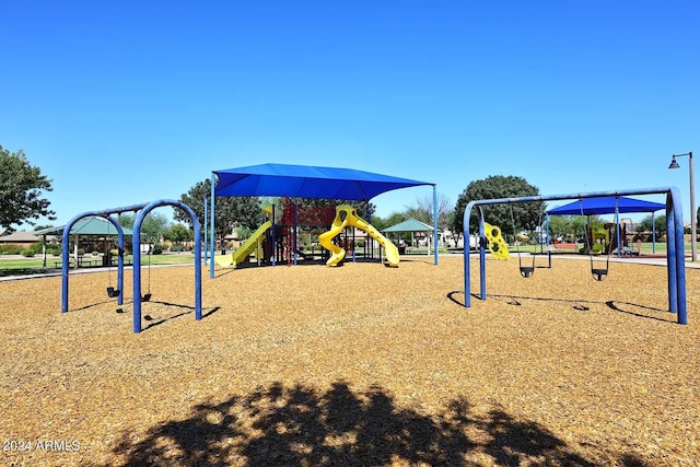 view of jungle gym