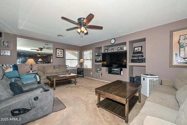 10806 W Adam Ave, Peoria, AZ 85373 - living area with ceiling fan and carpet