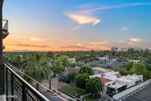 17 W Vernon Ave Unit 508, Phoenix, AZ 85003 - view of balcony at dusk