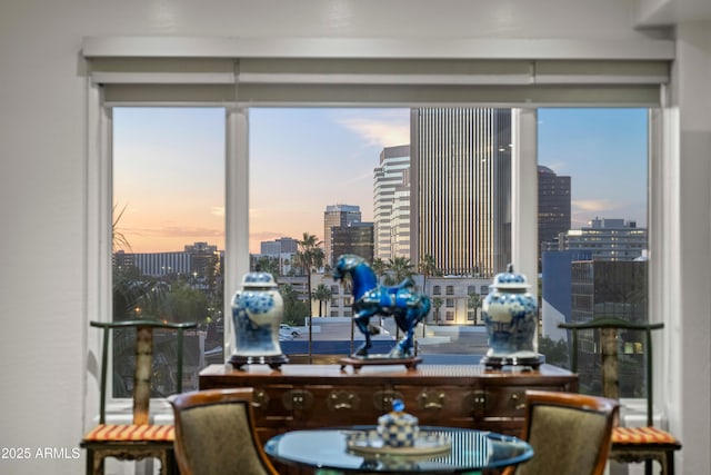 17 W Vernon Ave Unit 508, Phoenix, AZ 85003 - dining space featuring a city view
