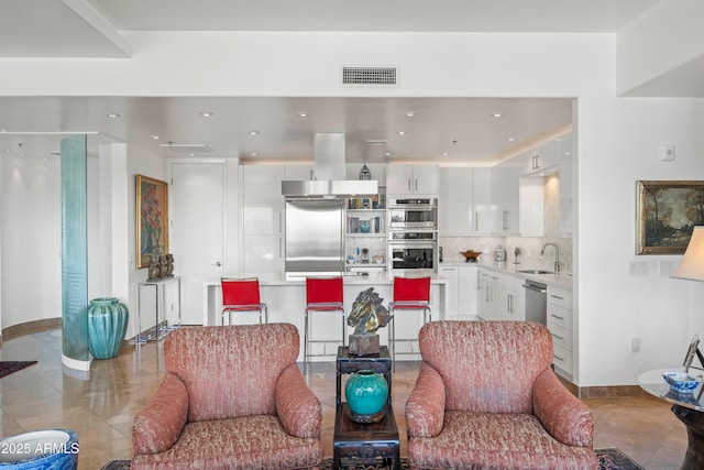 17 W Vernon Ave Unit 508, Phoenix, AZ 85003 - tiled living area with a sink and baseboards
