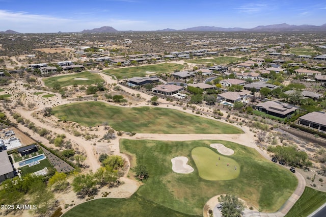 17245 E Desert Vista Trl, Rio Verde, AZ 85263 - view of property location with a mountainous background, nearby suburban area, and a golf club
