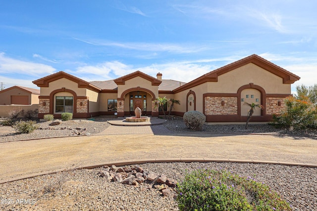 view of mediterranean / spanish home