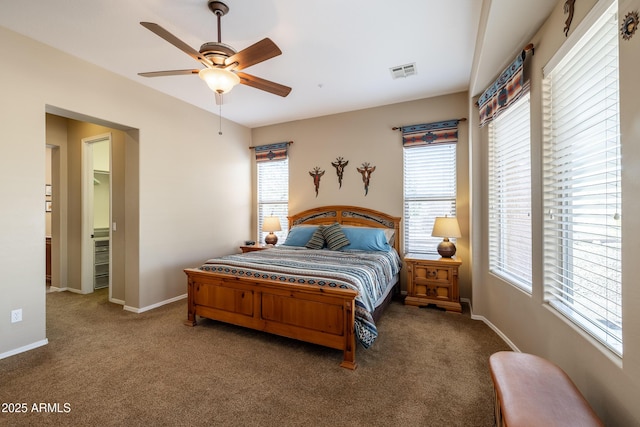13050 W Pinnacle Vista Dr, Peoria, AZ 85383 - carpeted bedroom with ceiling fan
