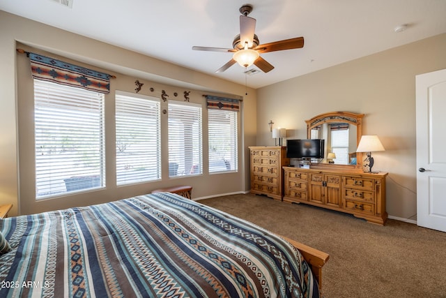 13050 W Pinnacle Vista Dr, Peoria, AZ 85383 - bedroom with carpet and ceiling fan