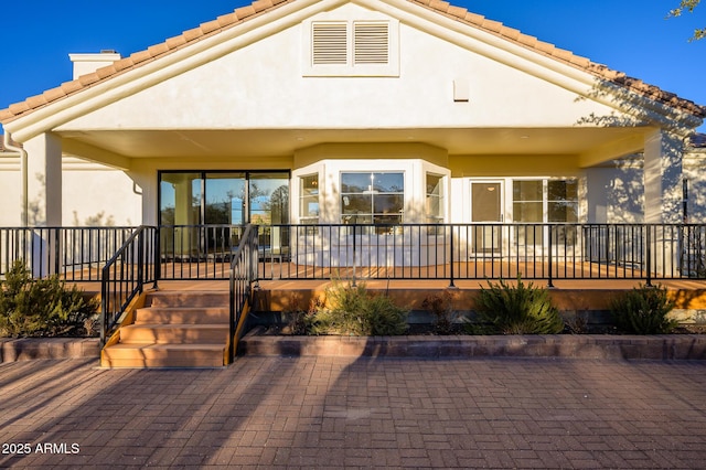 view of rear view of property