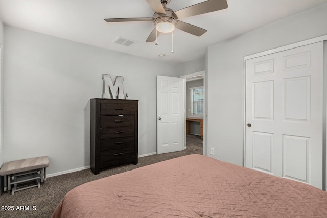 9350 W Williams St, Tolleson, AZ 85353 - carpeted bedroom with baseboards and a ceiling fan